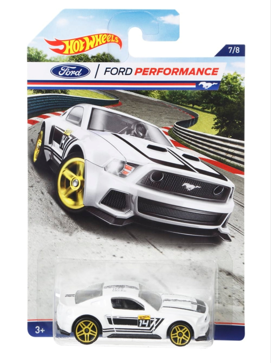 Ford Performance White Custom 2014 Ford Mustang 7/8