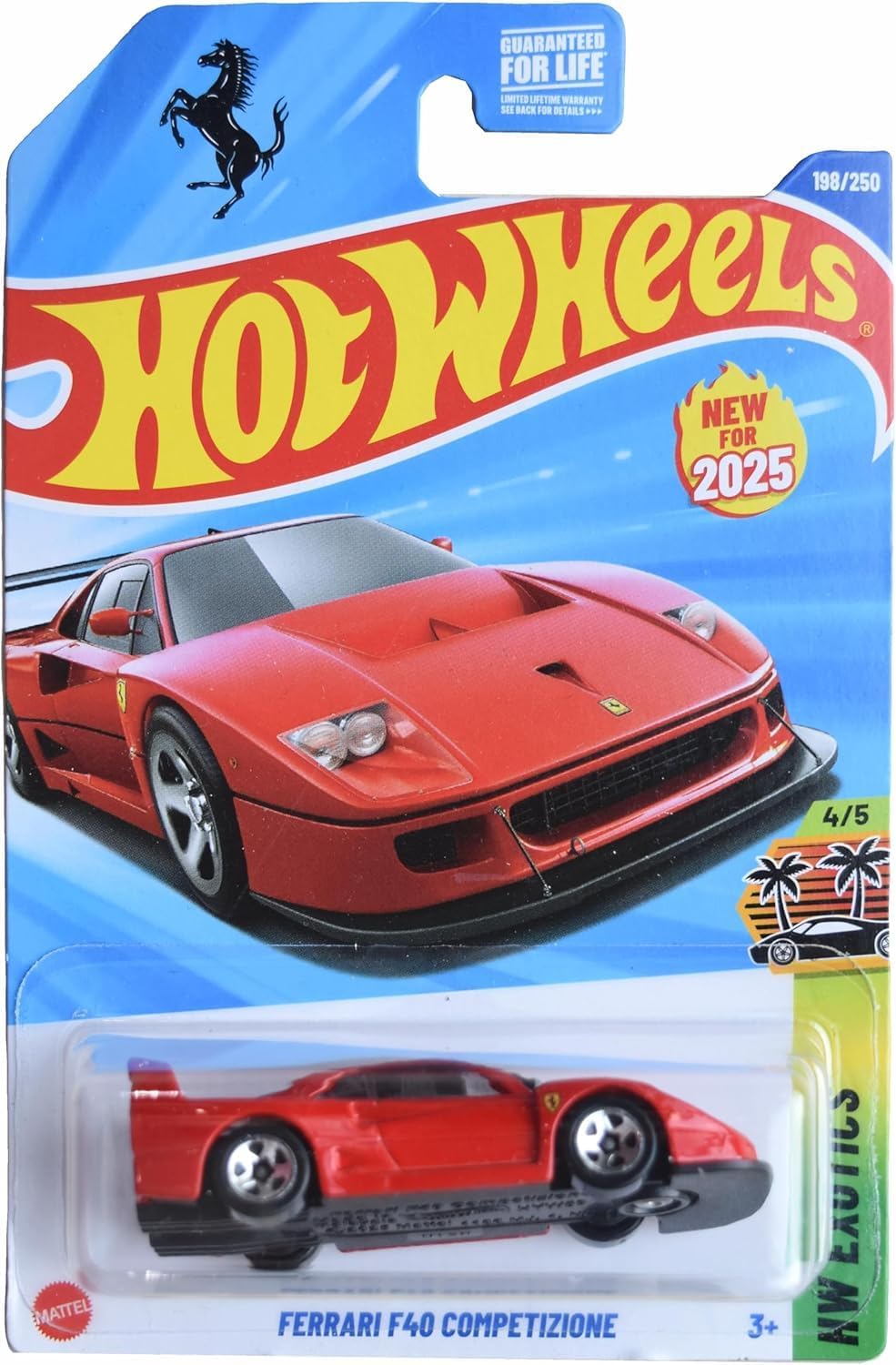 Ferrari F40 Competizione Hot Wheels – HW Exotics New Model 2025