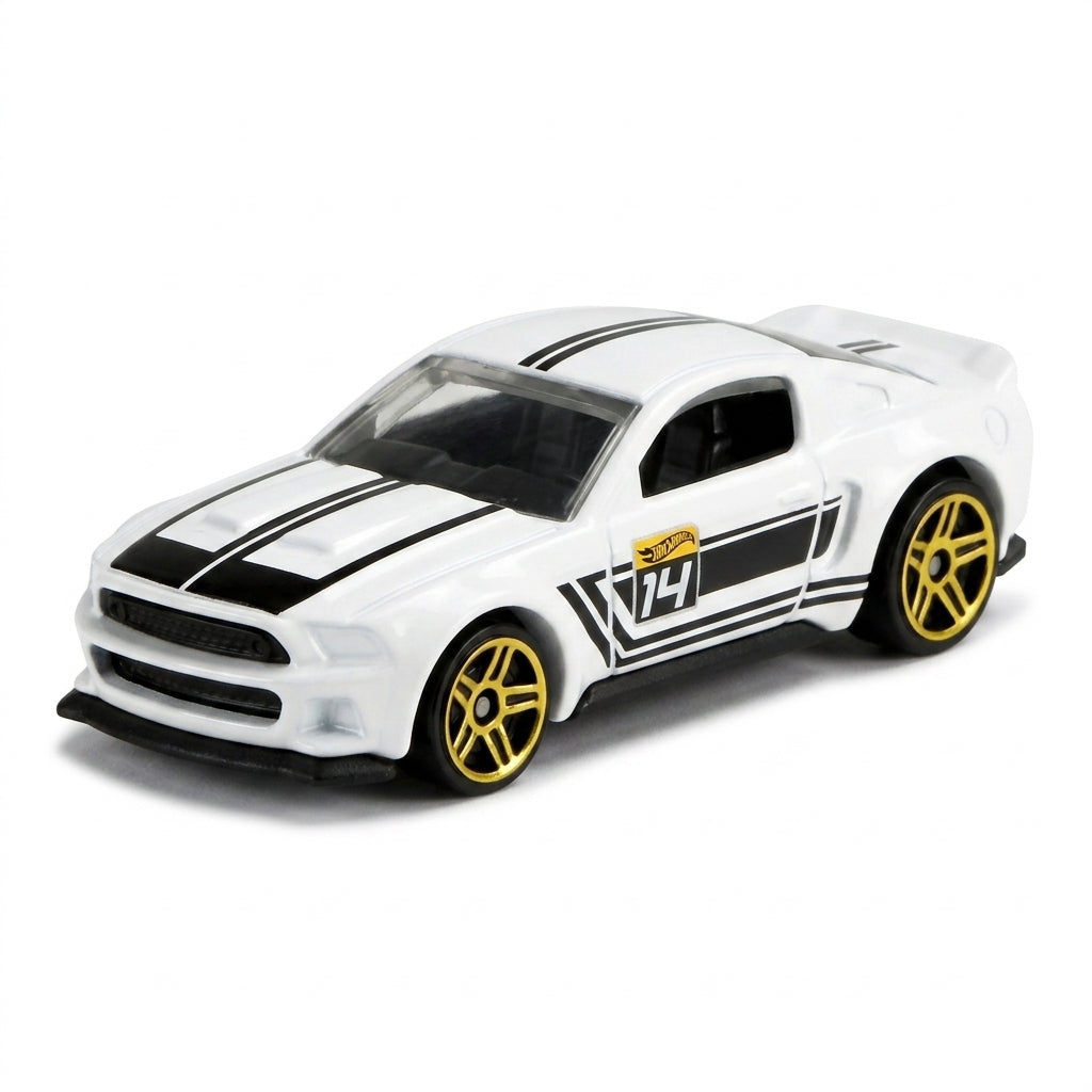 Ford Performance White Custom 2014 Ford Mustang 7/8