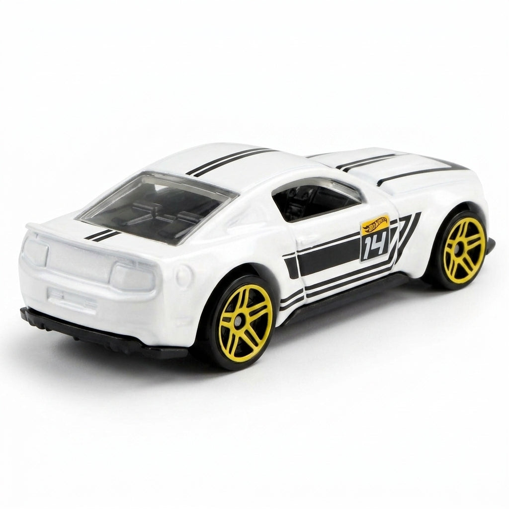 Ford Performance White Custom 2014 Ford Mustang 7/8