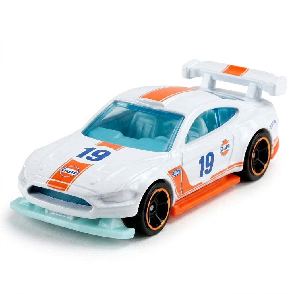 Custom '18 Ford Mustang GT Hot Wheels – Gulf Racing Edition • Muscle Mania 3/10