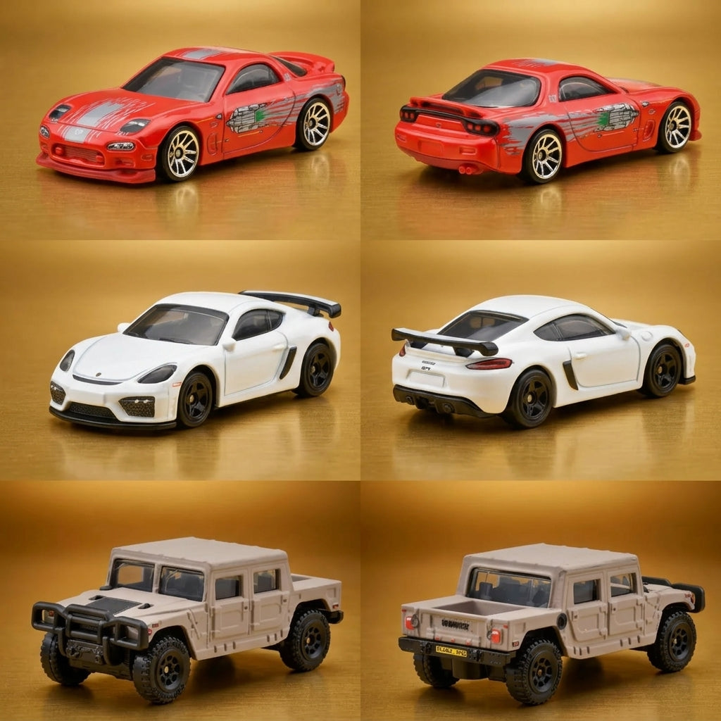Fast & Furious Set De 10 Coches De Colección