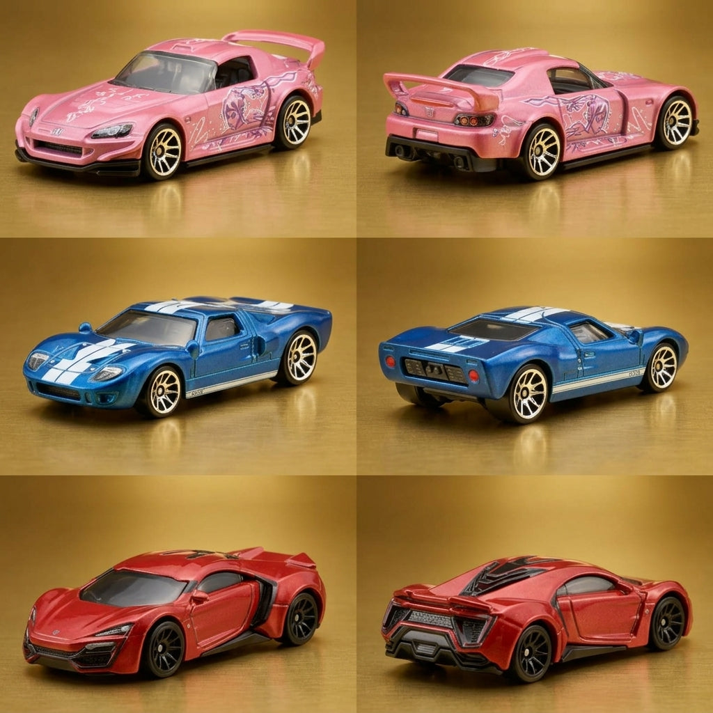 Fast & Furious Set De 10 Coches De Colección