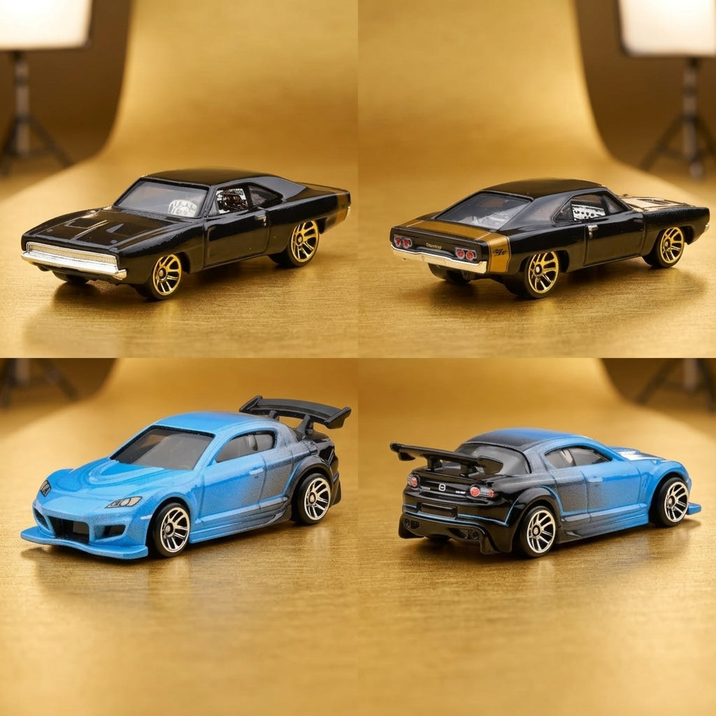 Fast & Furious Set De 10 Coches De Colección