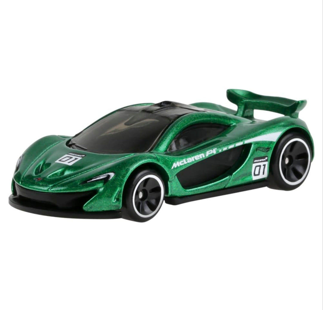 McLaren P1 Hot Wheels – Hybrid Speed Silver Series • Hypercar Híbrido Diecast 1:64