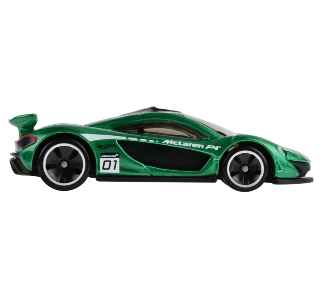 McLaren P1 Hot Wheels – Hybrid Speed Silver Series • Hypercar Híbrido Diecast 1:64