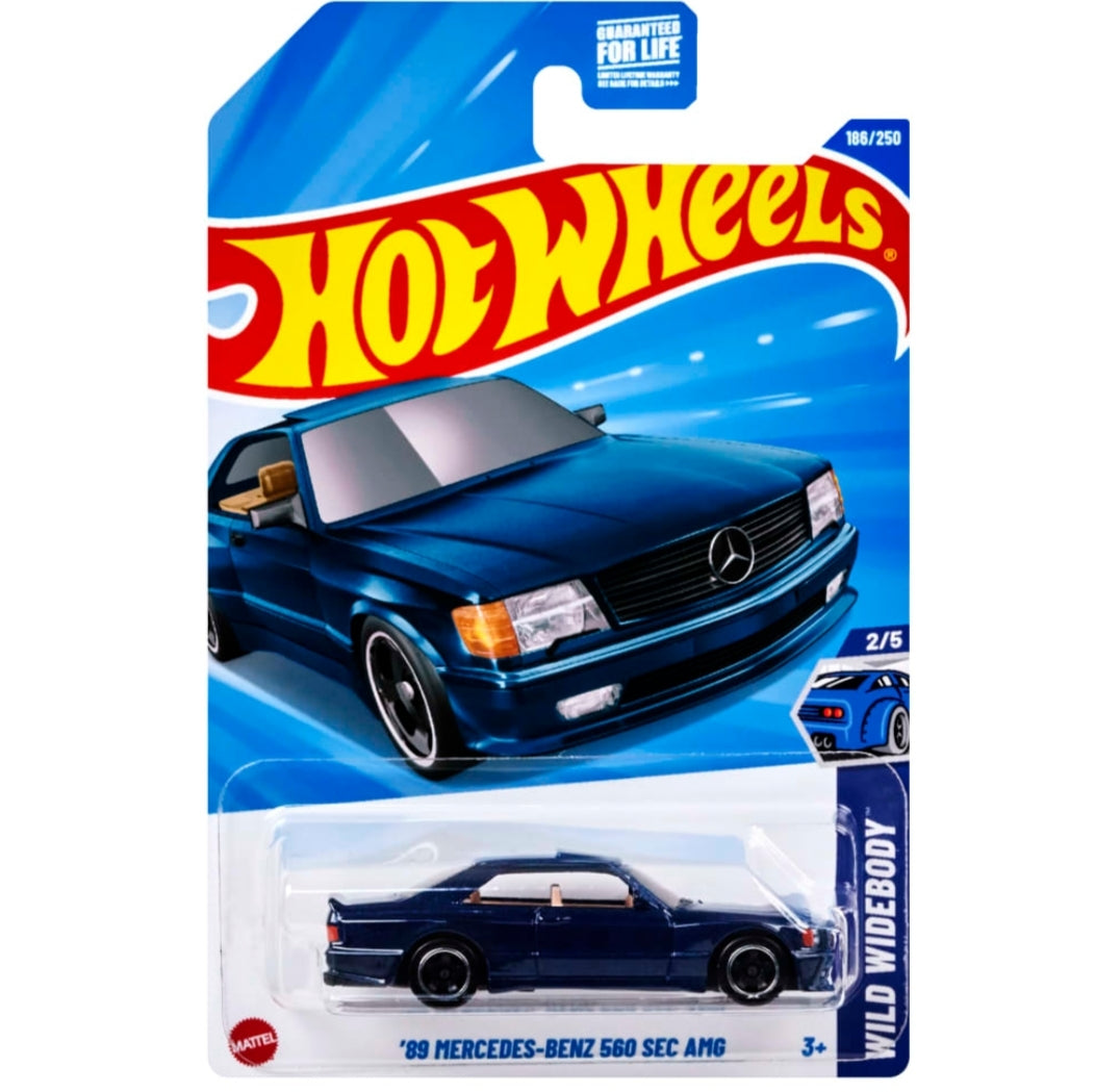 Hot Wheels Mercedes-Benz 560 SEC AMG Widebody — Wild Widebody 2/5 — Escala 1:64