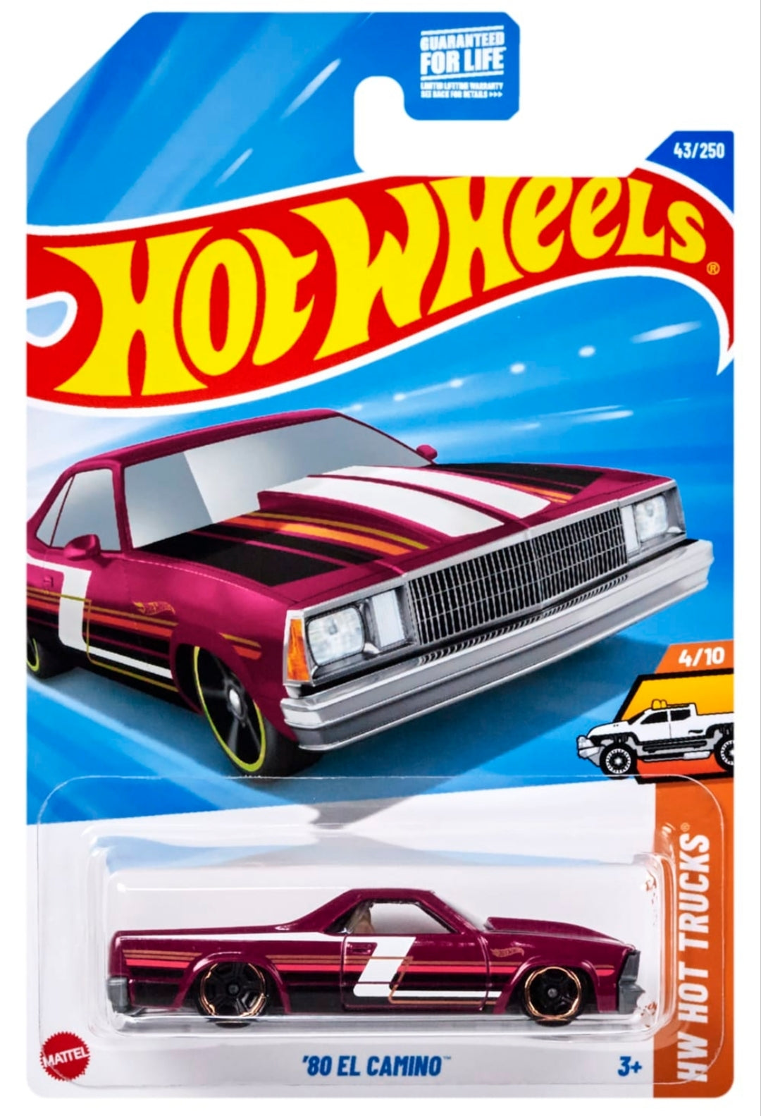 '80 El Camino – Die-Cast 1:64 Hot Wheels