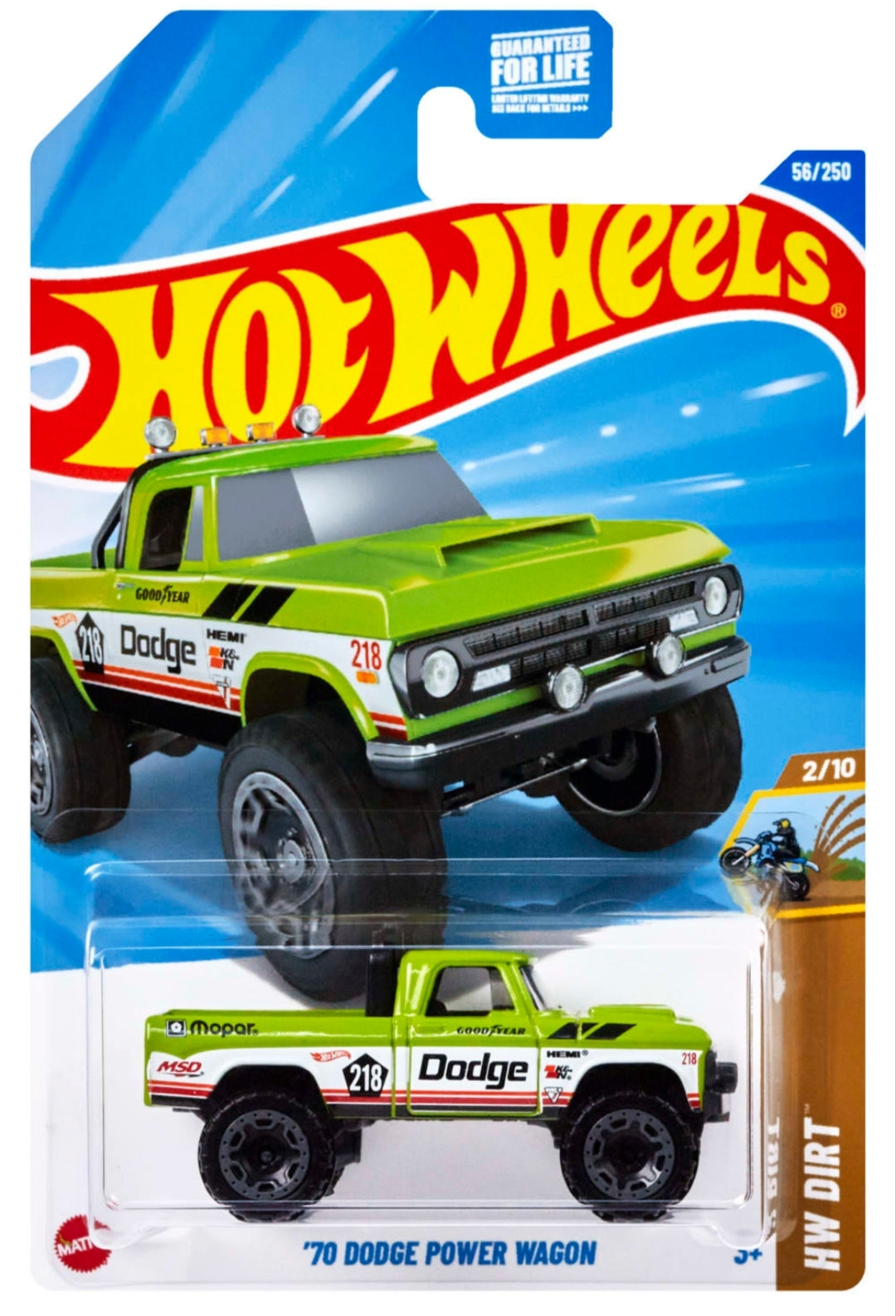 '70 Dodge Power Wagon – Die-Cast 1:64 Hot Wheels